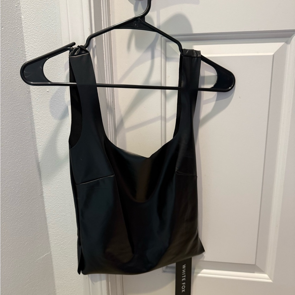 White Fox Boutique leather top